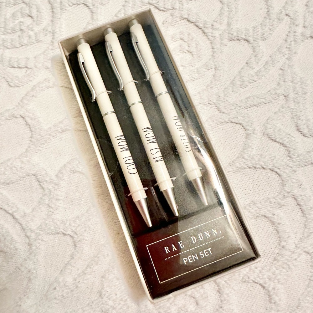 Rae Dunn White Pen Set